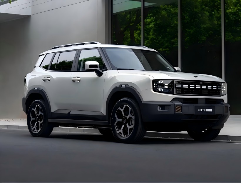 Jiexun Shanhai T1 ametlik pilt neljarattalise draivi versioonist: esilinastus Shanghai autonäitusel / käivitamisel mais, CLTC puhas elektriulatus 220km
