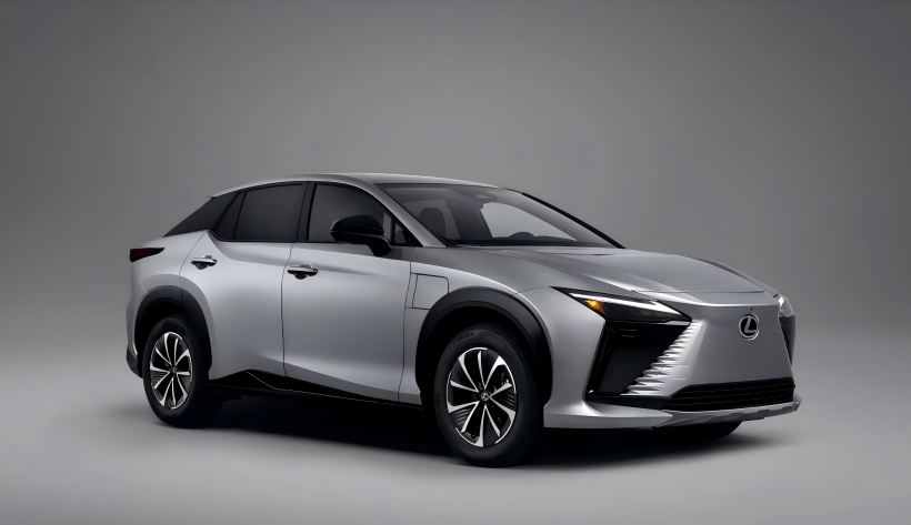 Uue Lexus RZ ametlikud pildid; keskmise suurusega puhas - elektriline maastur